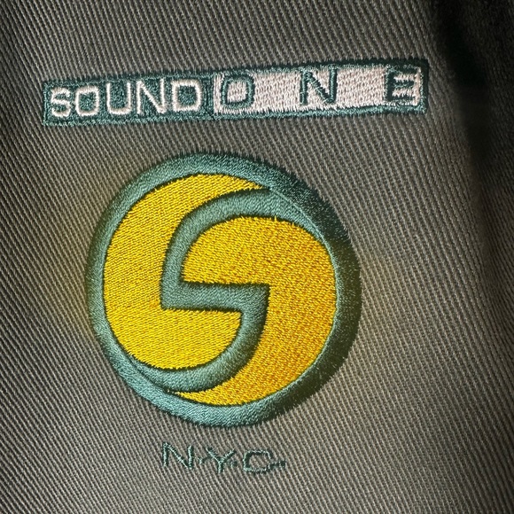 INTERNATIONAL DENIM Camo Green SOUND ONE NYC Film Studio Cotton Jacket Men’s XXL - Picture 6 of 13